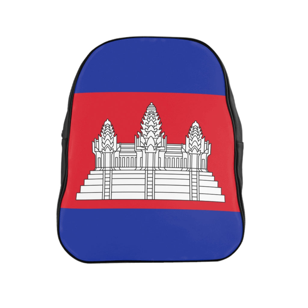 CAMBODIA FLAG School Backpack