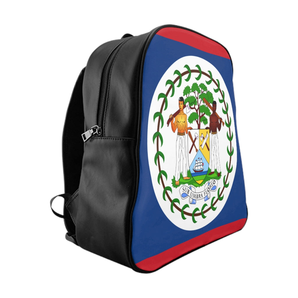 BELIZE FLAG School Backpack