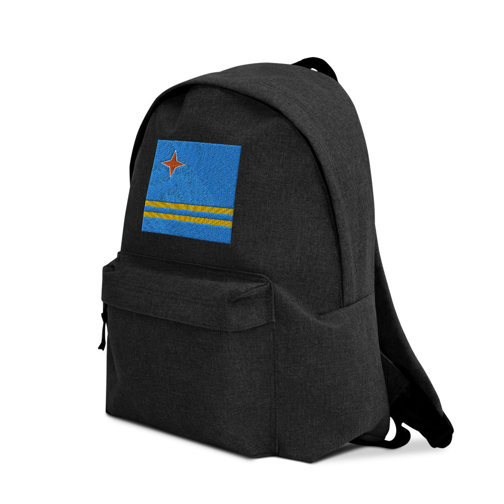 ARUBA FLAG Embroidered Backpack