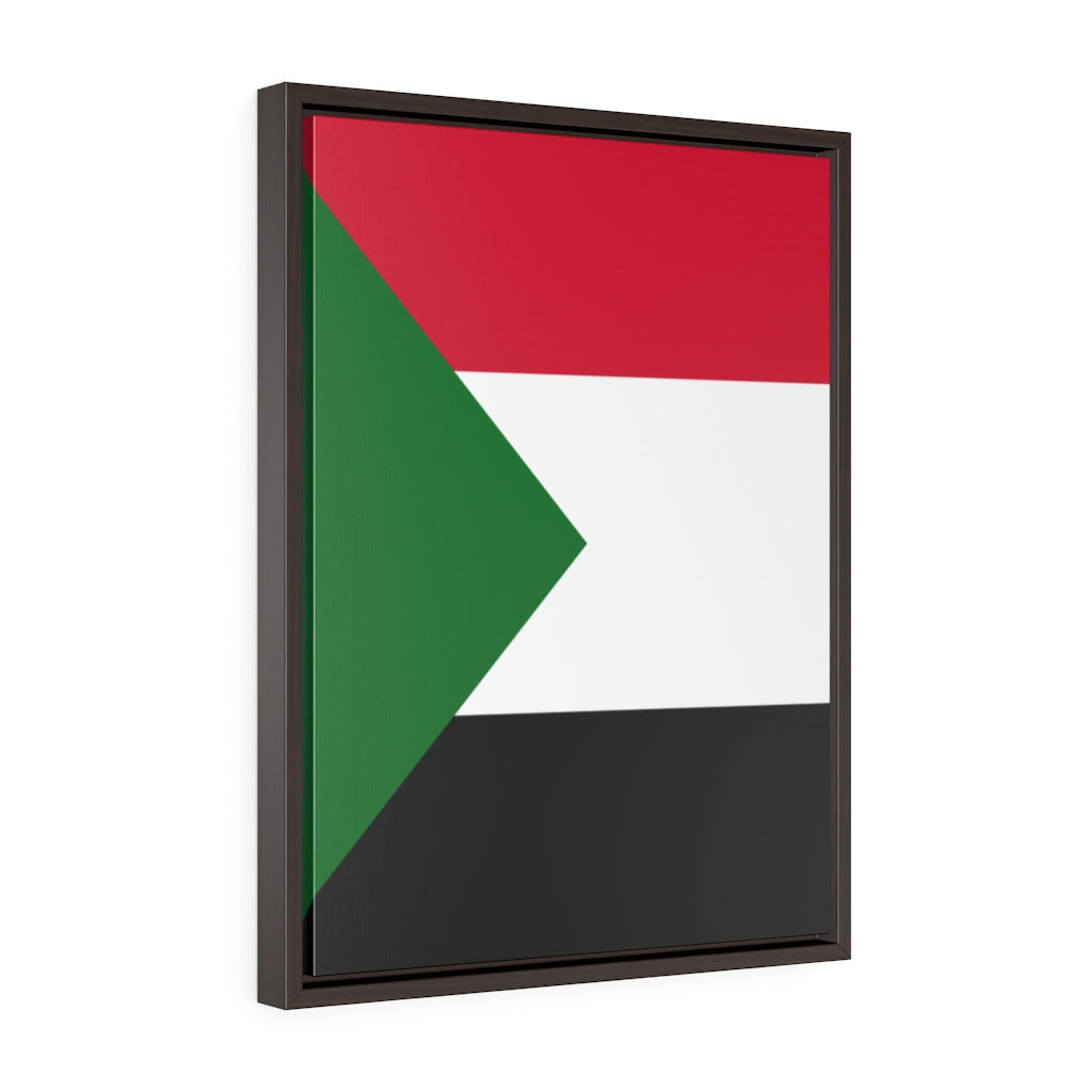 SUDAN Vertical Framed Premium Gallery Wrap Canvas