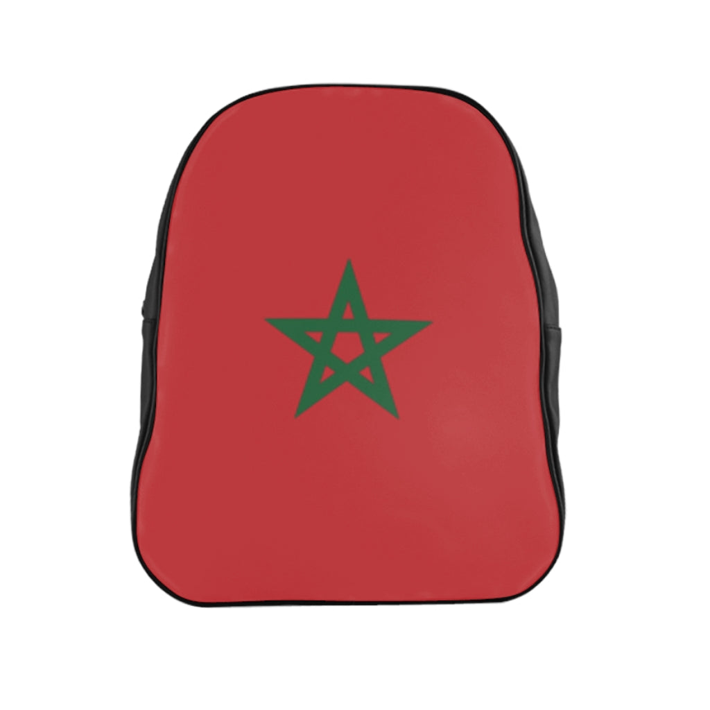 MOROCCO FLAG School Backpack