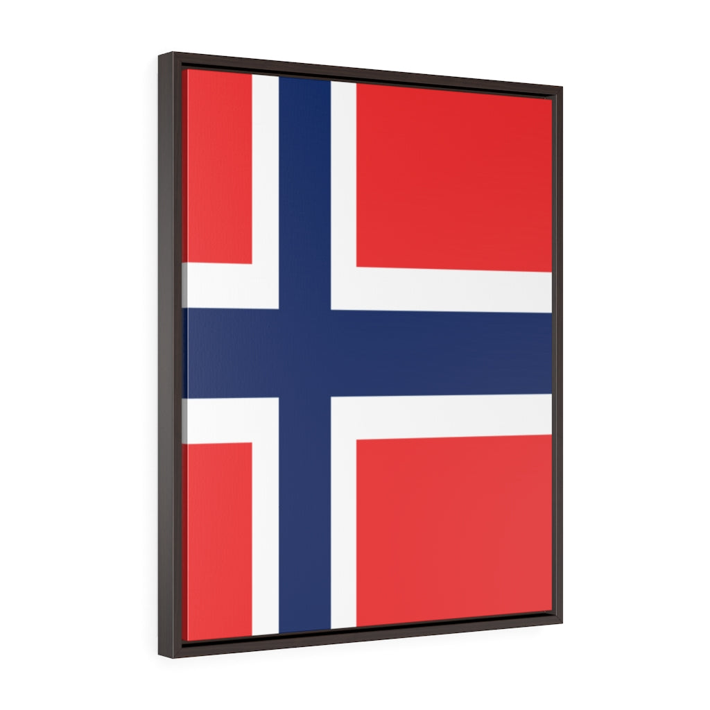 NORWAY Vertical Framed Premium Gallery Wrap Canvas