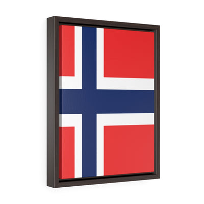 NORWAY Vertical Framed Premium Gallery Wrap Canvas