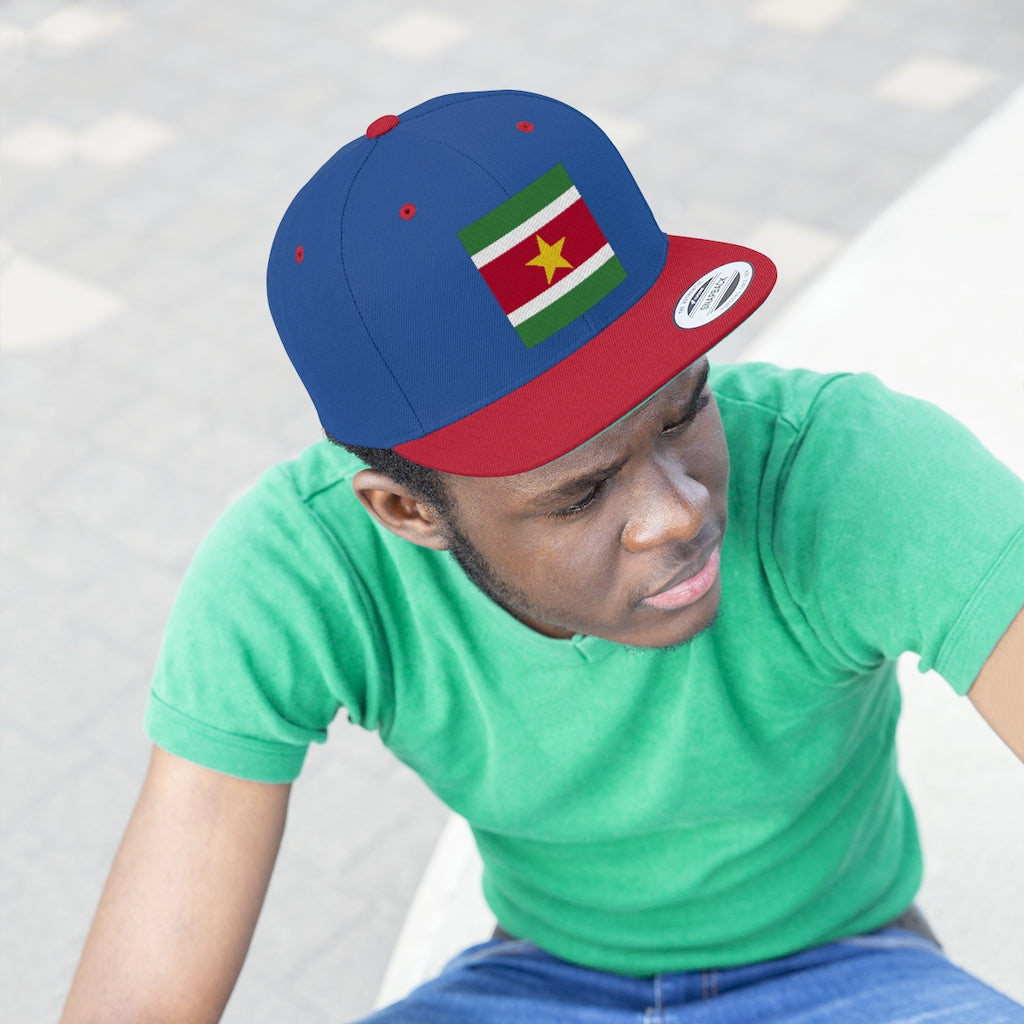 SURINAME Unisex Flat Bill Hat