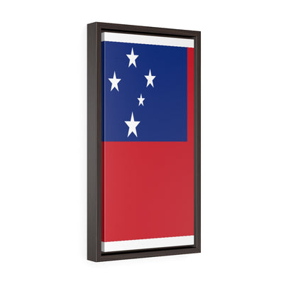 SAMOA Vertical Framed Premium Gallery Wrap Canvas