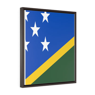 SOLOMON ISLANDS Vertical Framed Premium Gallery Wrap Canvas