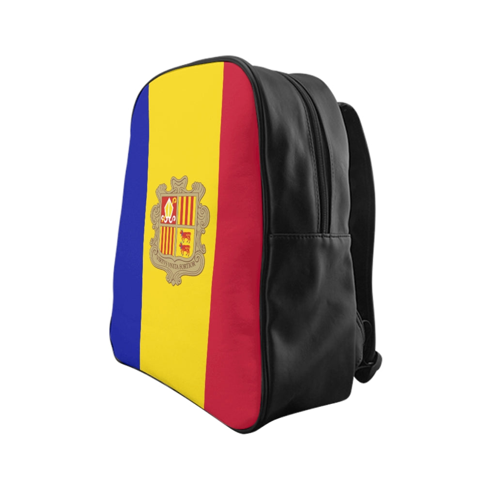 ANDORRA FLAG School Backpack