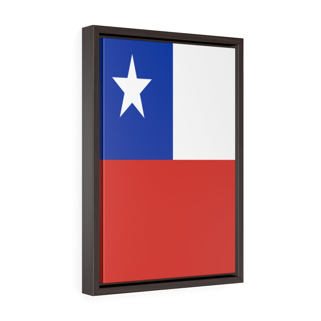 CHILE Vertical Framed Premium Gallery Wrap Canvas