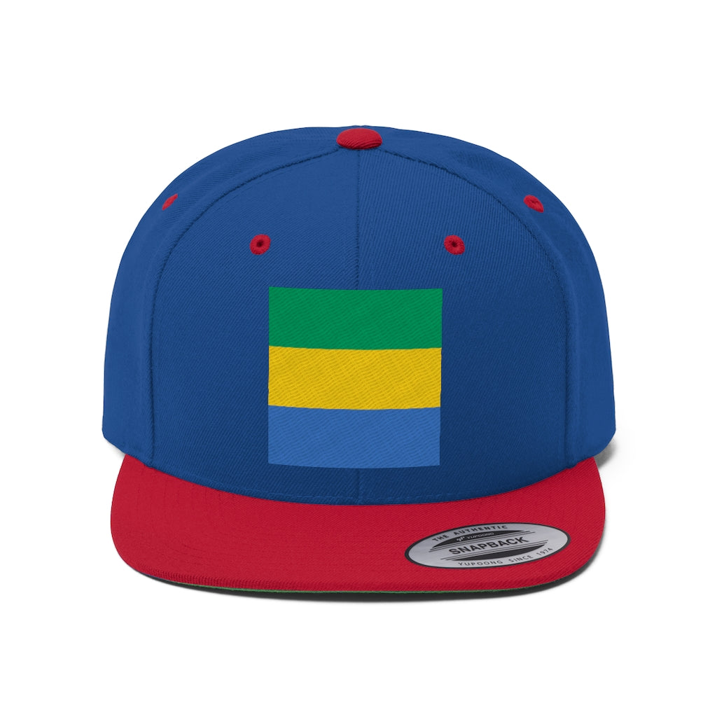 GABON Unisex Flat Bill Hat