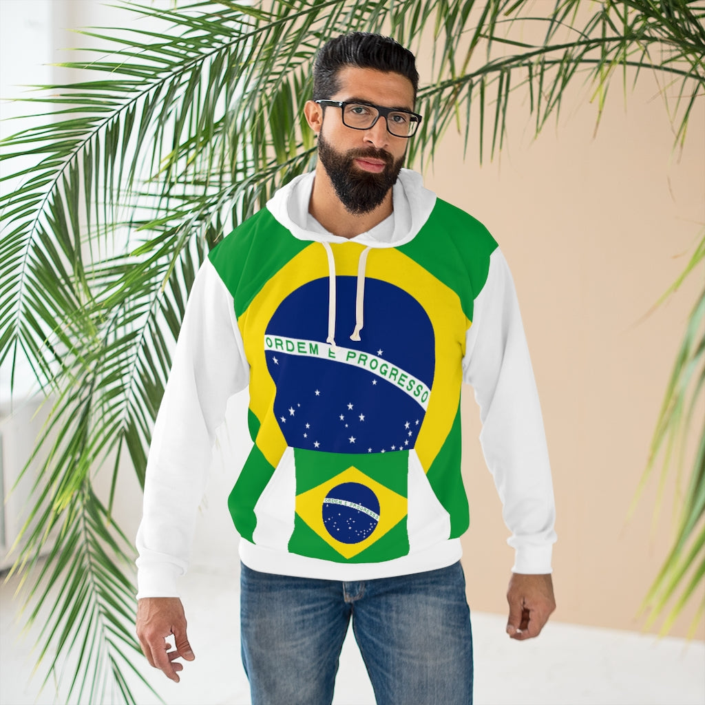 BRAZIL AOP Unisex Pullover Hoodie