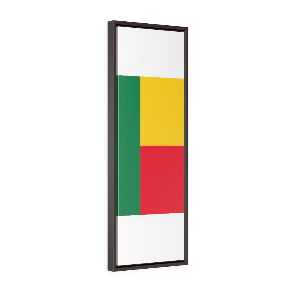 BENIN Vertical Framed Premium Gallery Wrap Canvas