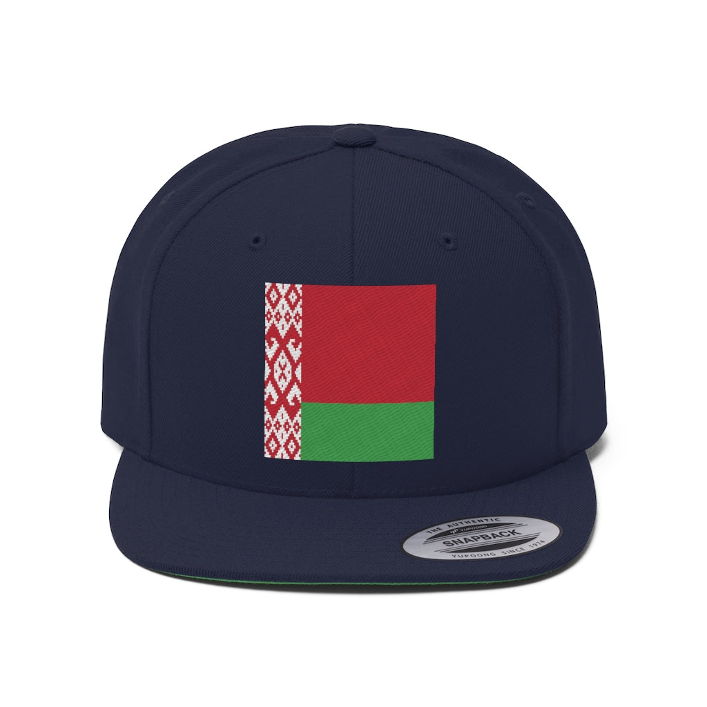 BELARUS Unisex Flat Bill Hat