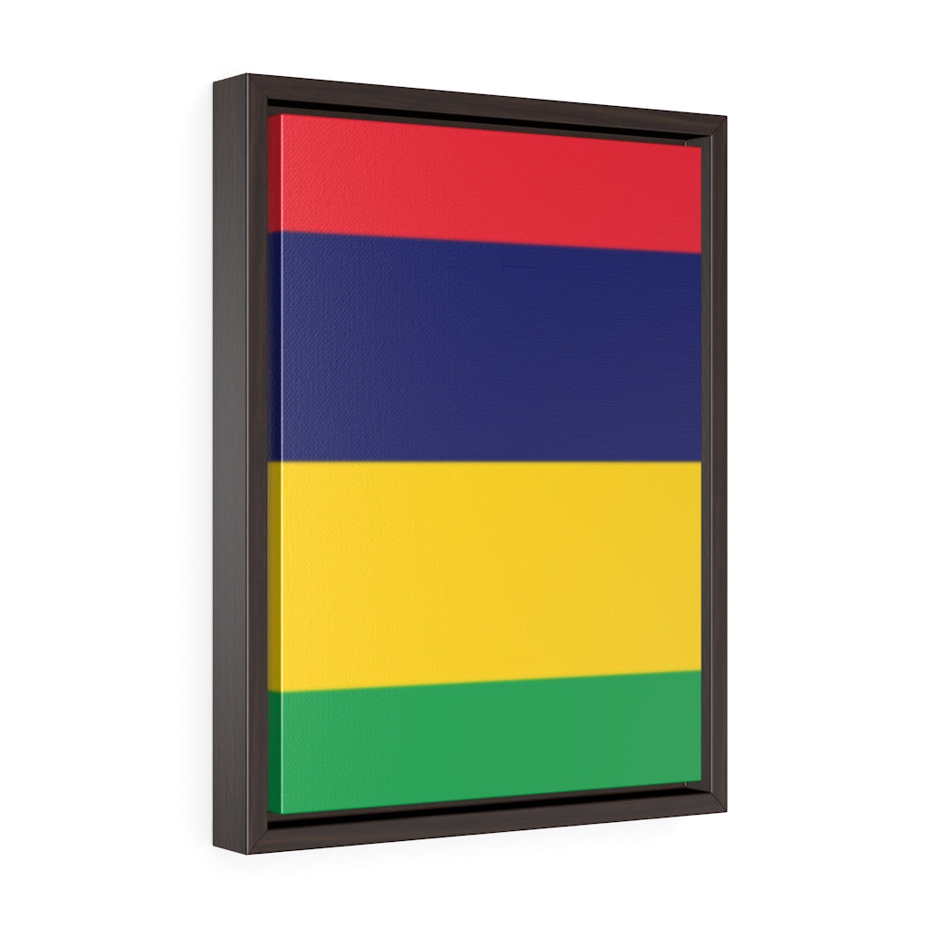 MAURITIUS Vertical Framed Premium Gallery Wrap Canvas