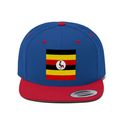 UGANDA Unisex Flat Bill Hat