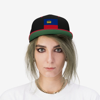 LIECHTENSTEIN Unisex Flat Bill Hat