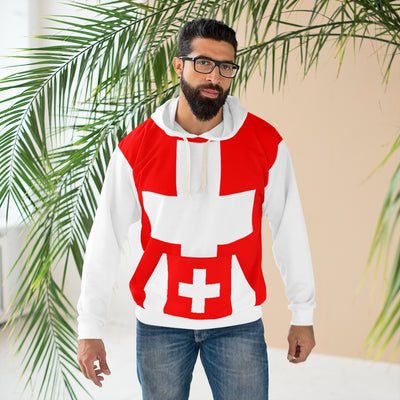 SWITZERLAND AOP Unisex Pullover Hoodie