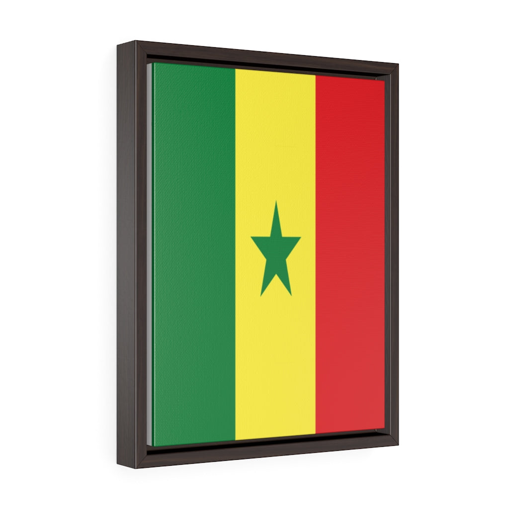 SENEGAL Vertical Framed Premium Gallery Wrap Canvas