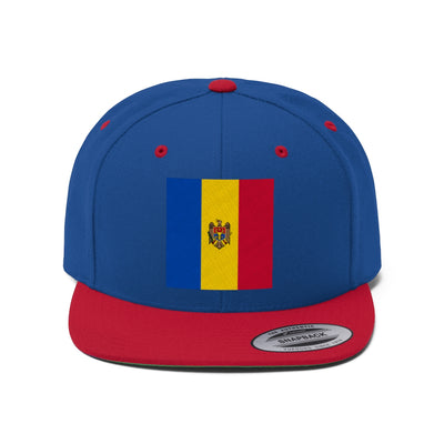 MOLDOVA Unisex Flat Bill Hat