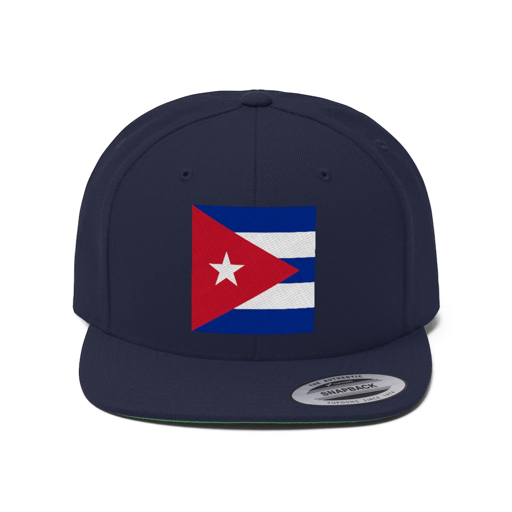 CUBA Unisex Flat Bill Hat