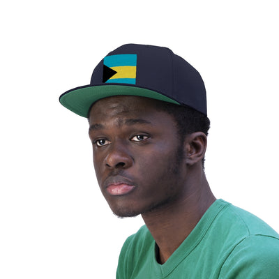 BAHAMAS FLAG Unisex Flat Bill Hat