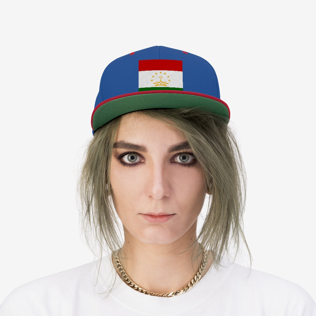 TAJIKISTAN Unisex Flat Bill Hat