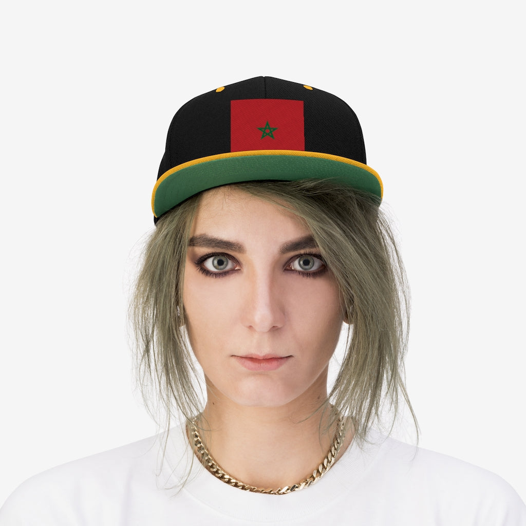 MOROCCO Unisex Flat Bill Hat