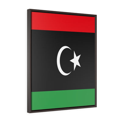 LIBYA Vertical Framed Premium Gallery Wrap Canvas