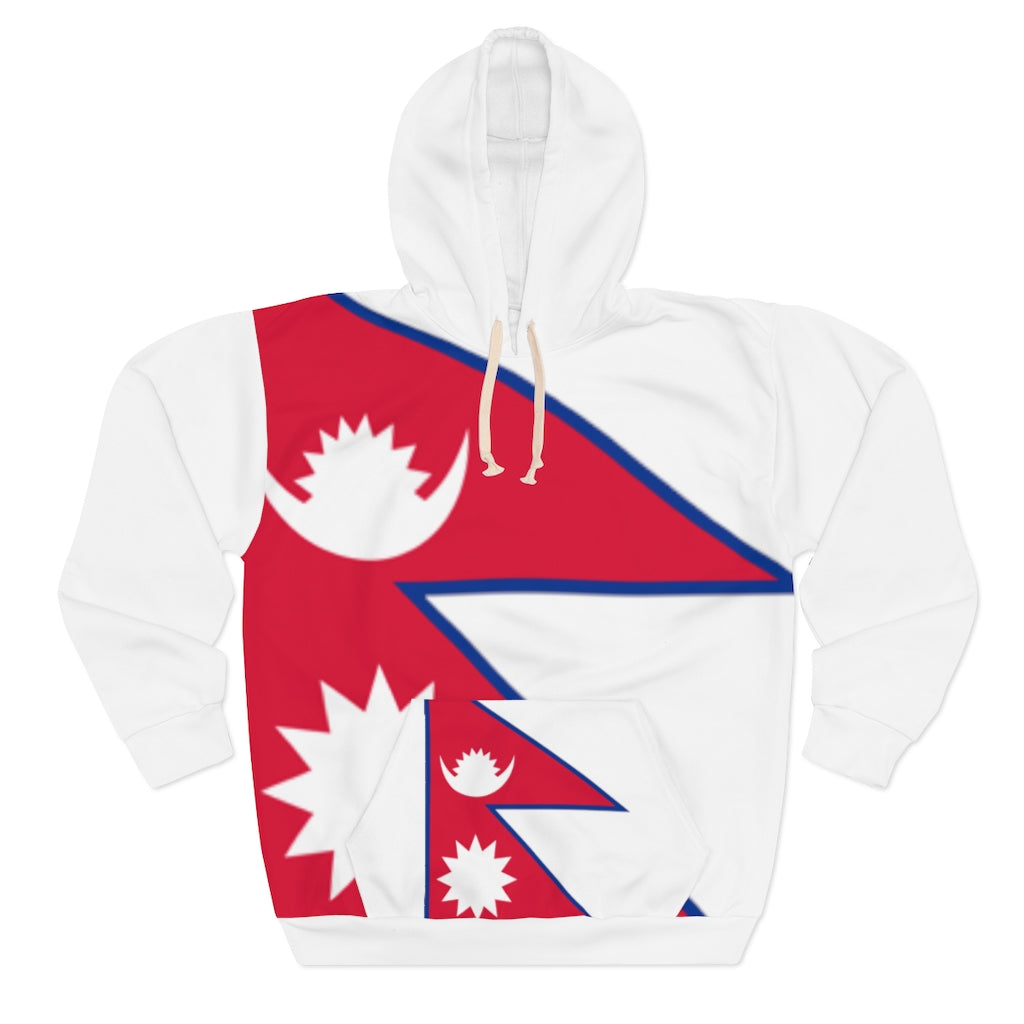 Nepal AOP Unisex Pullover Hoodie