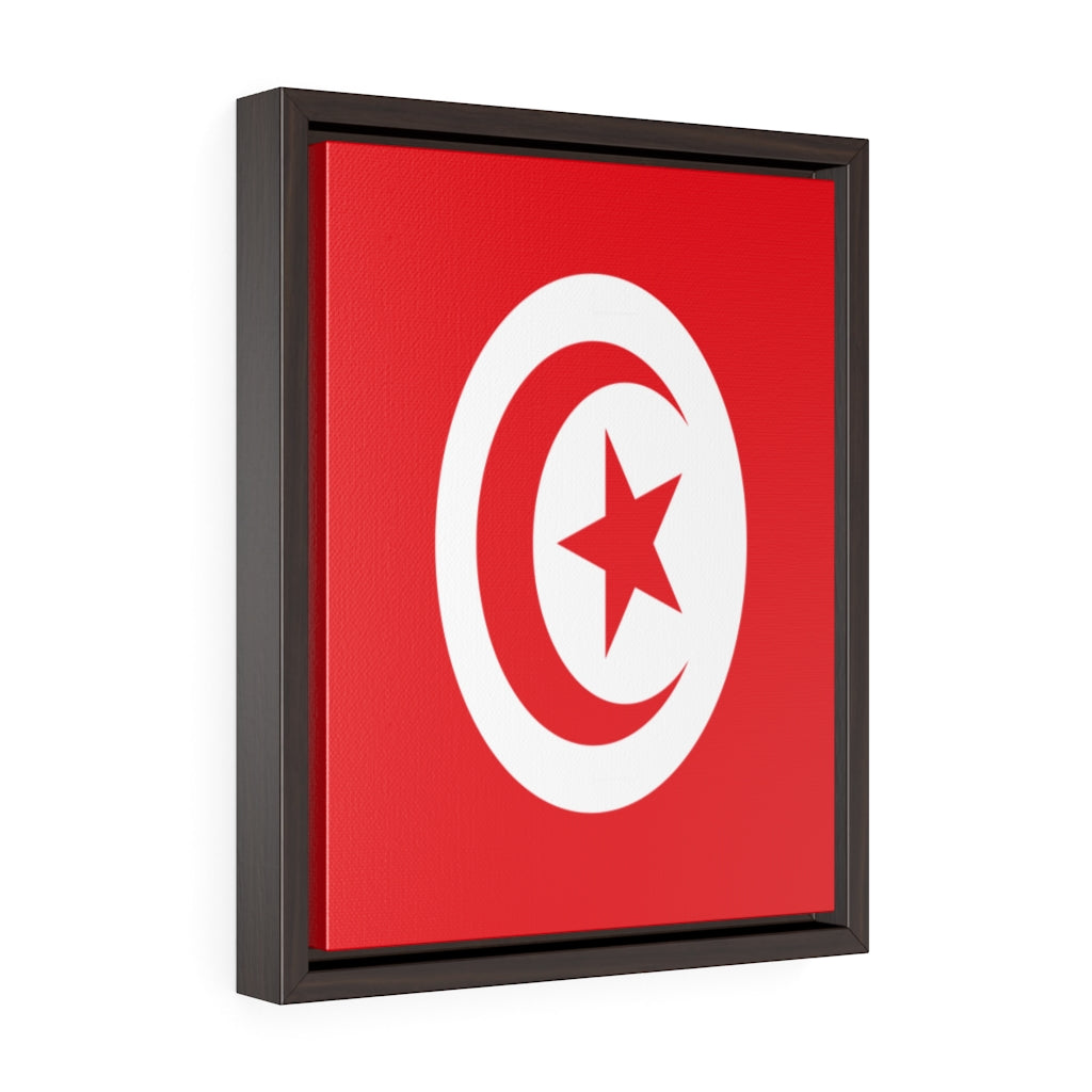 TUNISIA Vertical Framed Premium Gallery Wrap Canvas