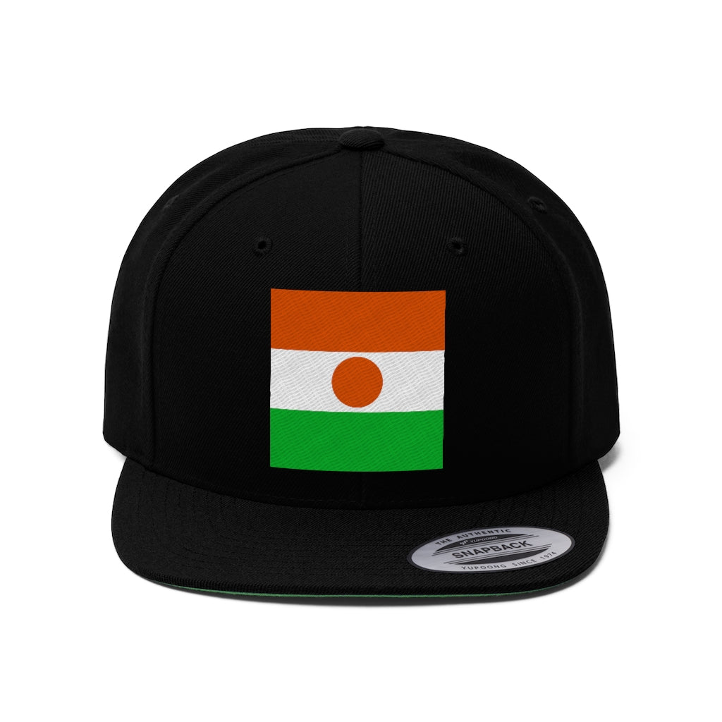 NIGER Unisex Flat Bill Hat