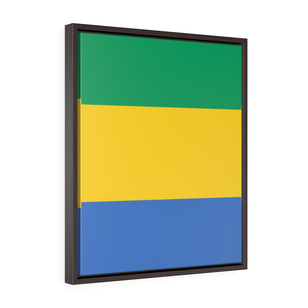 GABON Vertical Framed Premium Gallery Wrap Canvas