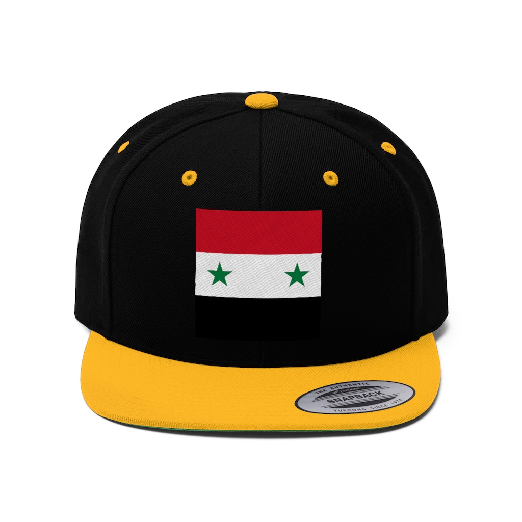 SYRIA Unisex Flat Bill Hat