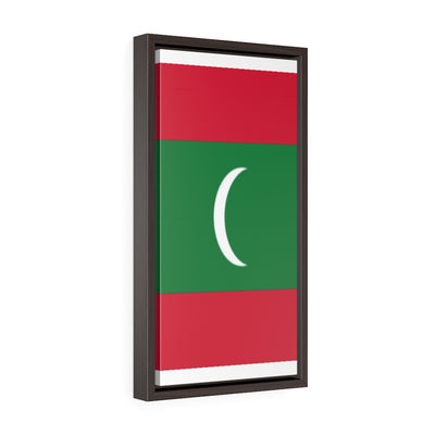 MALDIVES Vertical Framed Premium Gallery Wrap Canvas