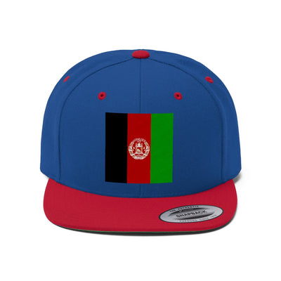 Afghanistan Unisex Flat Bill Hat