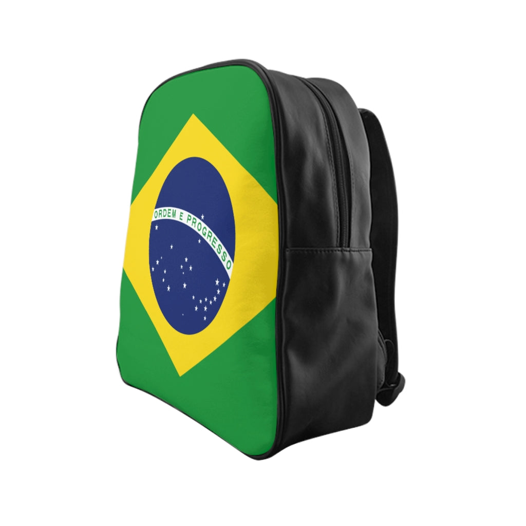 BRAZIL FLAG School Backpack