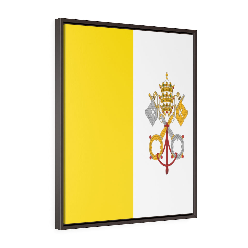 VATICAN CITY Vertical Framed Premium Gallery Wrap Canvas