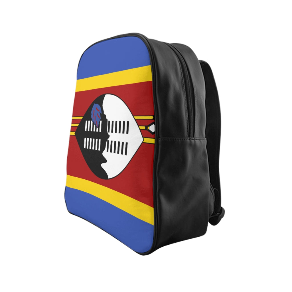 SWAZILAND- ESWATINI FLAG School Backpack