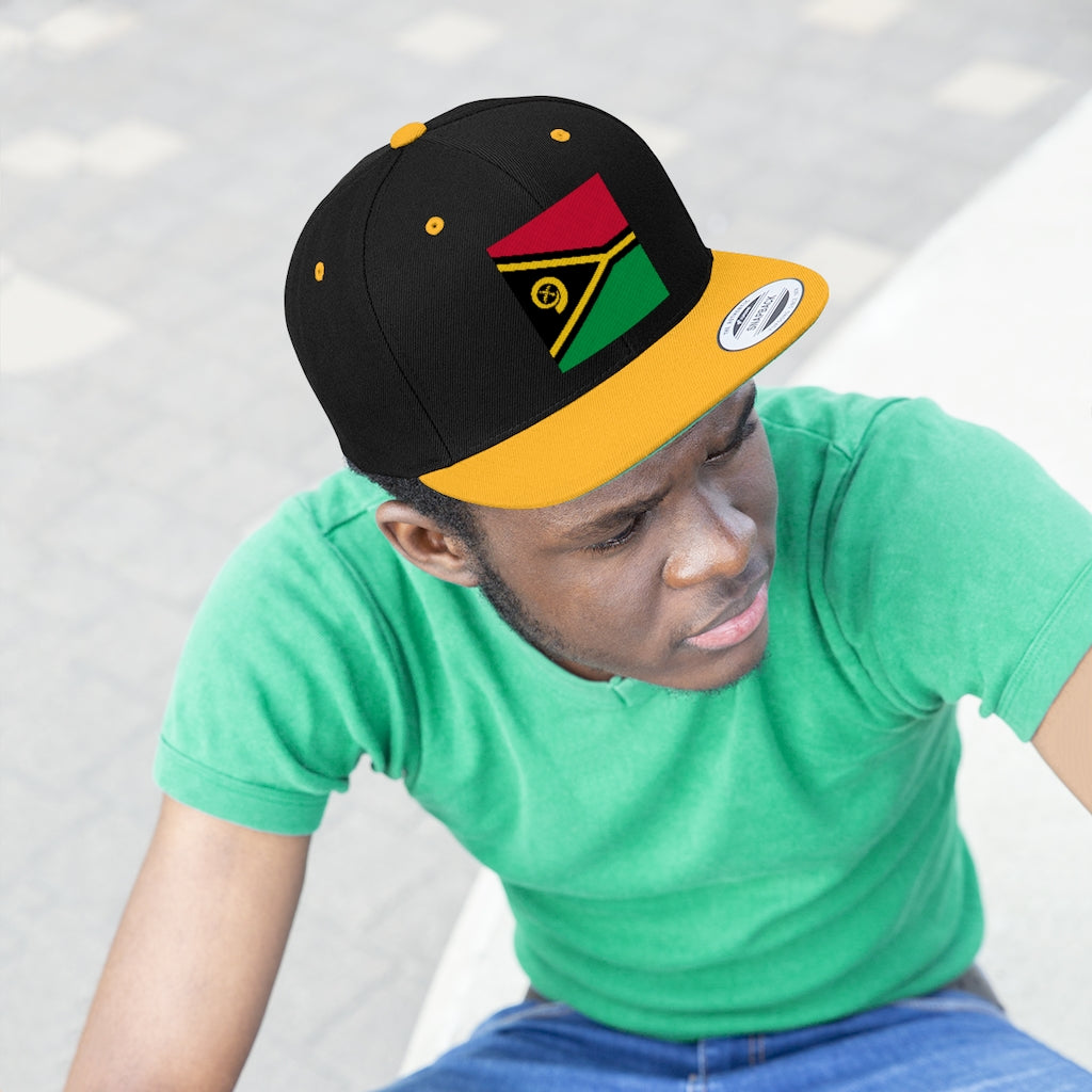 VANUATU Unisex Flat Bill Hat