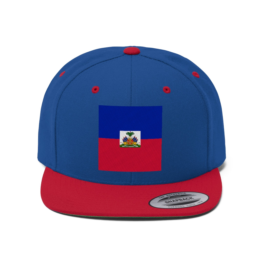 HAITI Unisex Flat Bill Hat