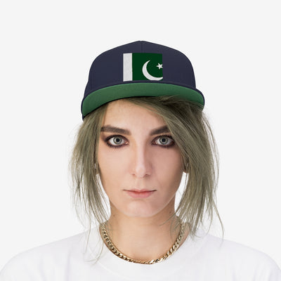 PAKISTAN Unisex Flat Bill Hat