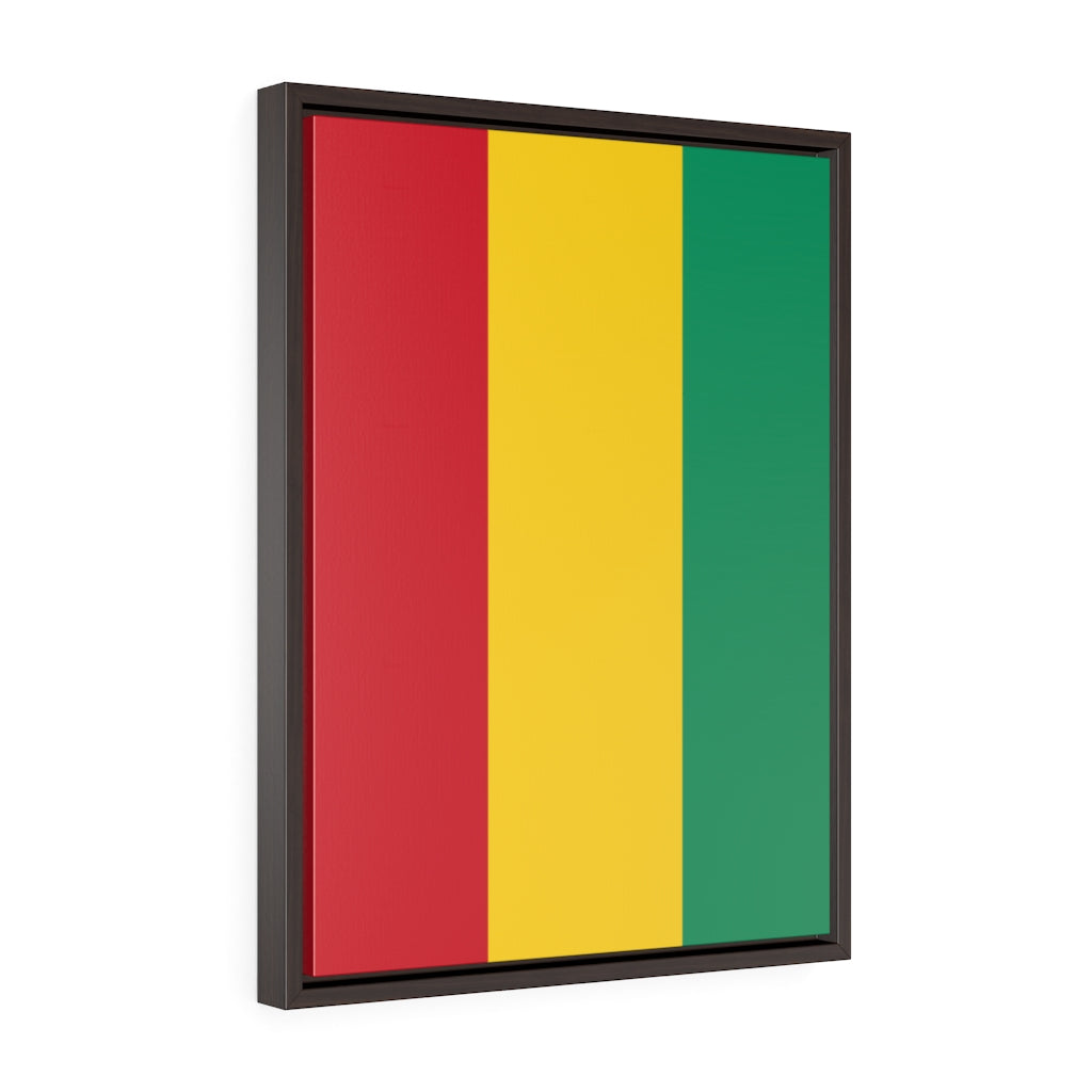 GUINEA Vertical Framed Premium Gallery Wrap Canvas