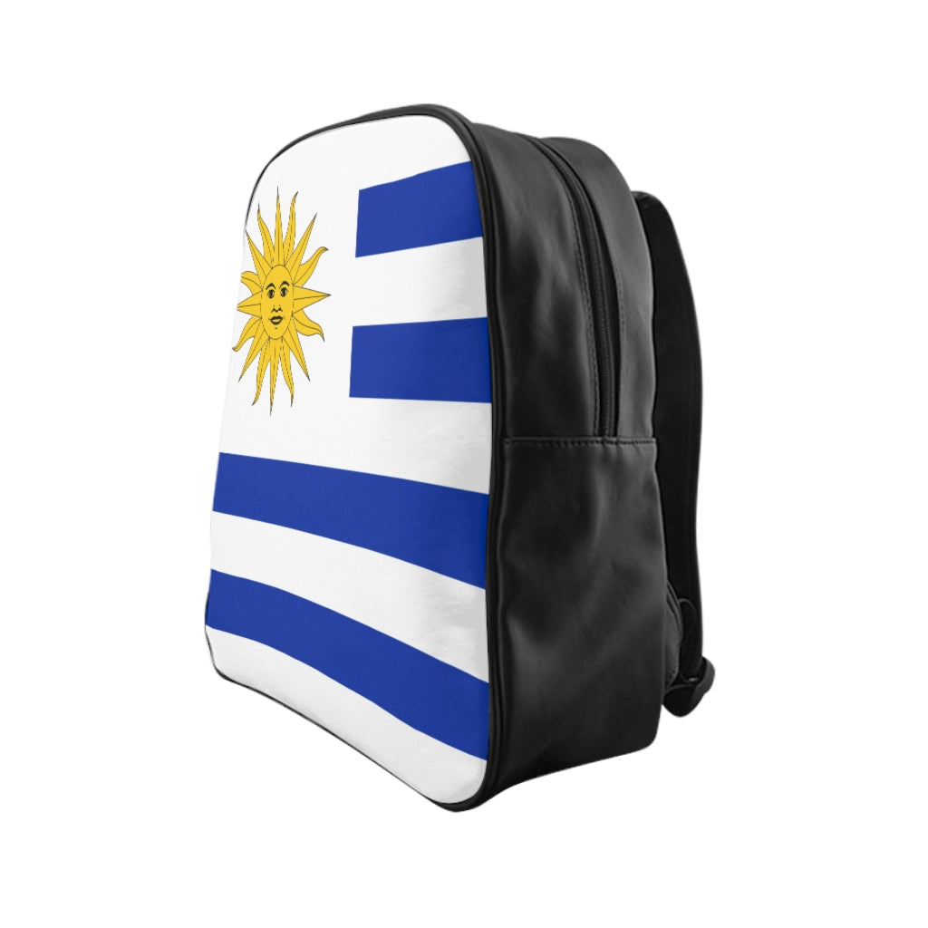 URUGUAY FLAG School Backpack