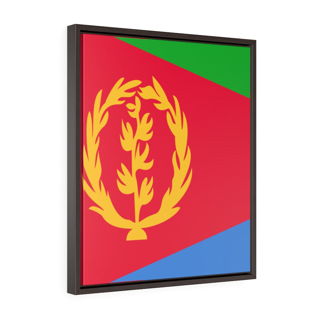 ERITREA Vertical Framed Premium Gallery Wrap Canvas