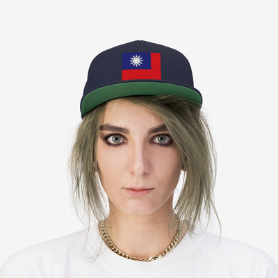 TAIWAN Unisex Flat Bill Hat