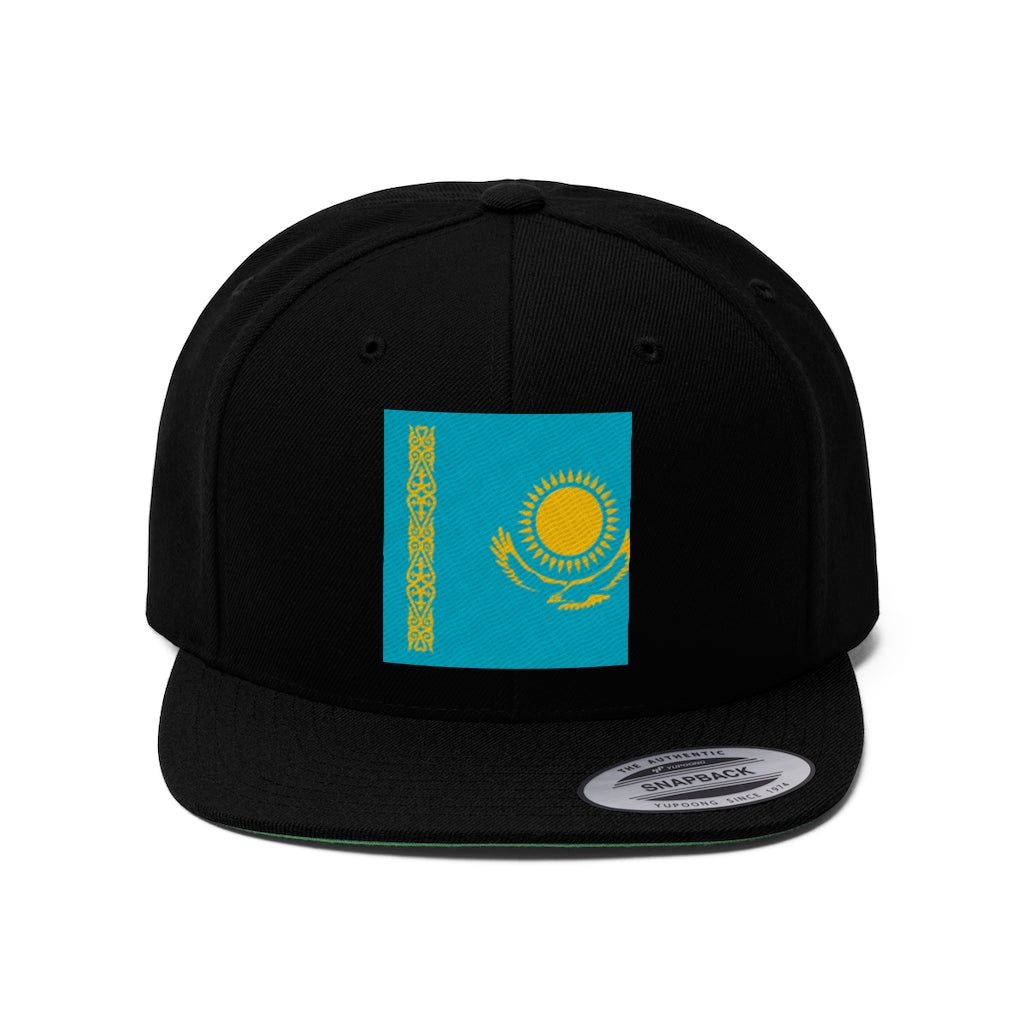 KAZAKHSTAN Unisex Flat Bill Hat