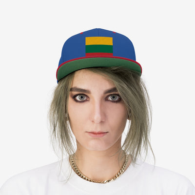 LITHUANIA Unisex Flat Bill Hat