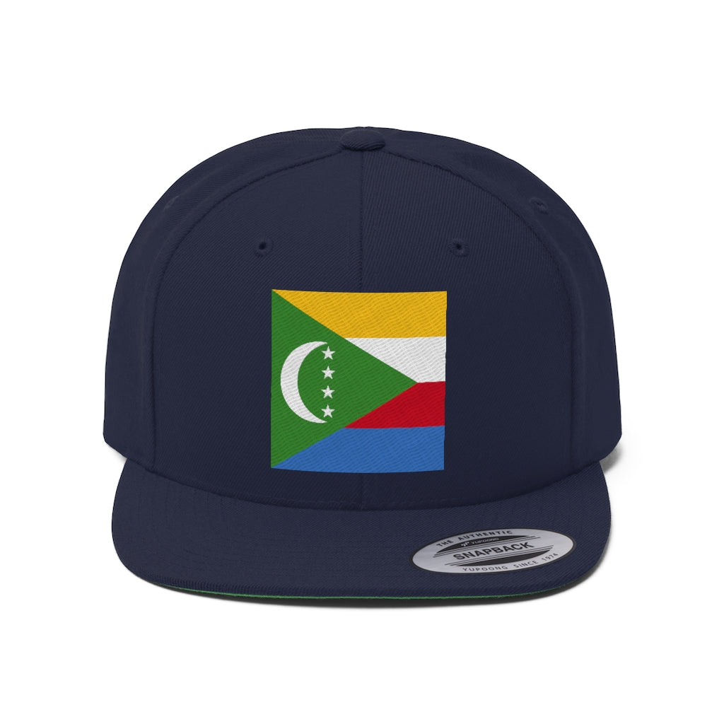 COMOROS Unisex Flat Bill Hat