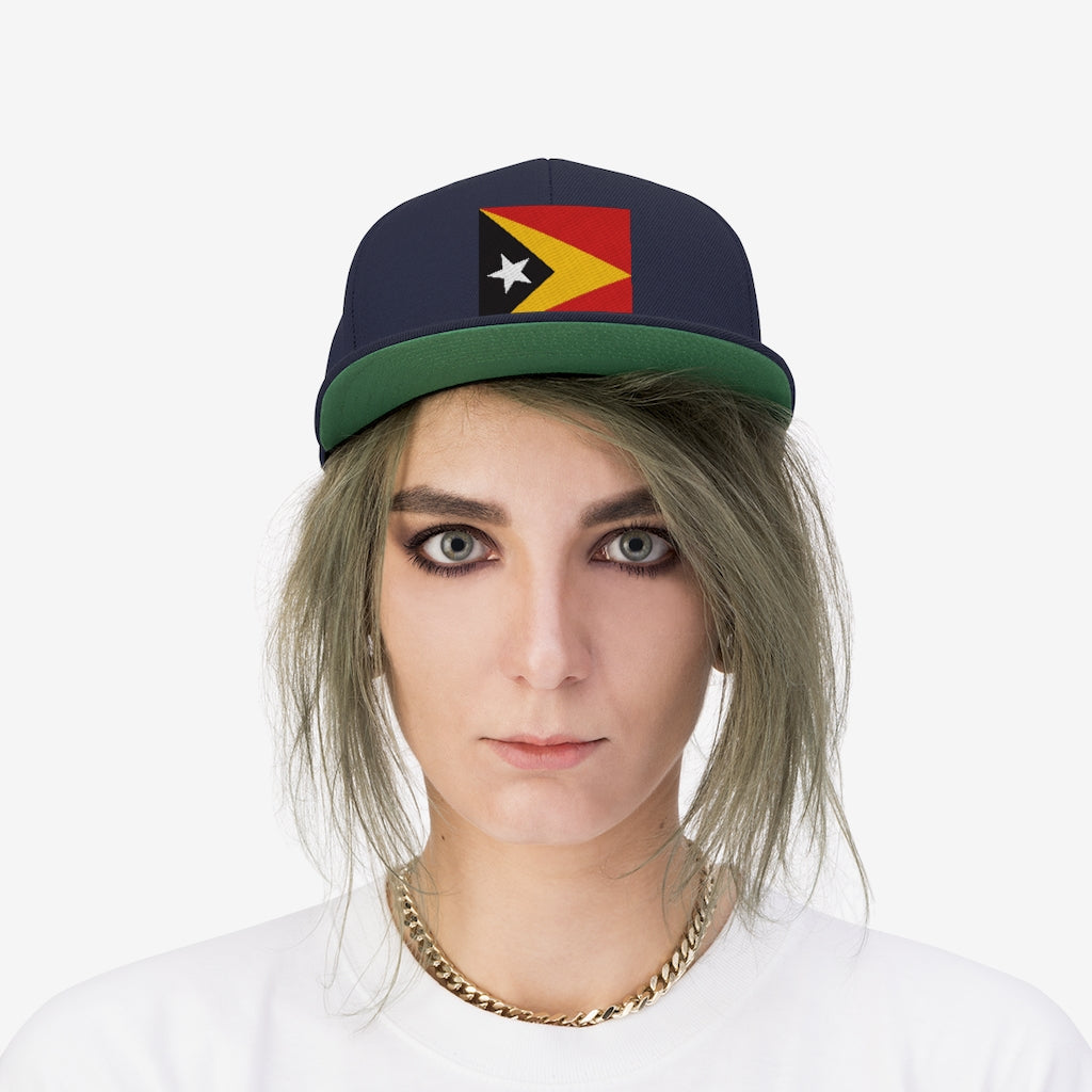 EAST TIMOR Unisex Flat Bill Hat