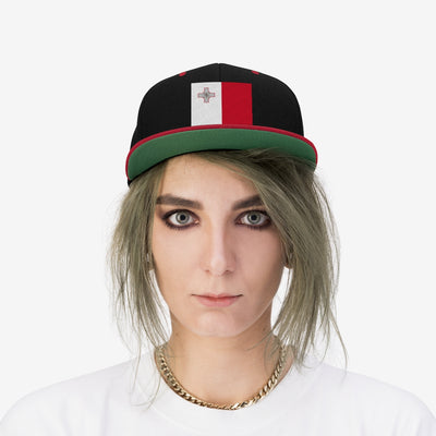 MALTA Unisex Flat Bill Hat