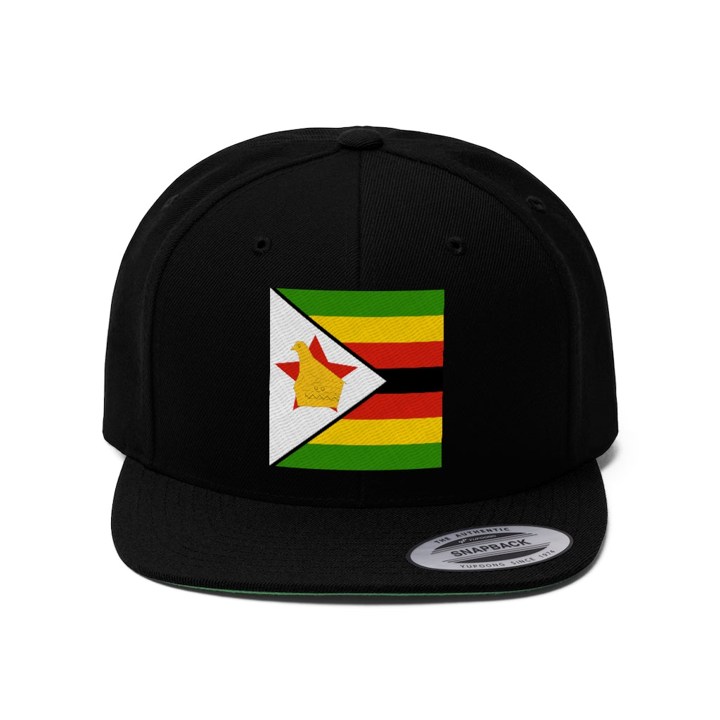 ZIMBABWE Unisex Flat Bill Hat